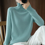 Women's sweater with turtleneck