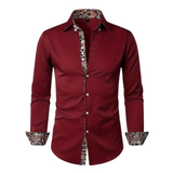 Men's Paisley Print Shirt | Comfortable Fit | Business & Casual