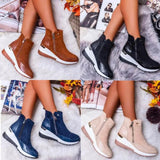 Women's orthopedic leather booties : Lisa