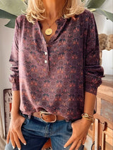 Women's Lightweight Vintage-Inspired Summer Blouse