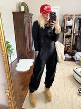Women's Fleece Dungaree Jumpsuit | Ultra-Soft