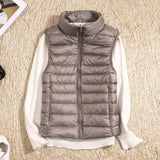 Ultralight down vest for women