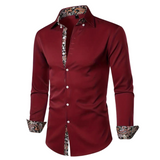 Men's Paisley Print Shirt | Comfortable Fit | Business & Casual