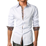 Men's Paisley Print Shirt | Comfortable Fit | Business & Casual