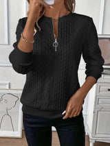 Elegant knitted sweater for autumn