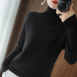Women's sweater with turtleneck