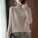 Women's sweater with turtleneck