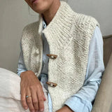 Elegant sleeveless cardigan for Women