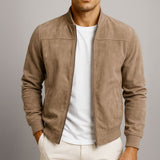 Men's Suede Leather Jacket – Timeless Elegance and Refined Style