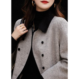 Long winter trench coat for women | Long sleeves