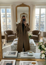 Women’s Wool-Blend Oversized Maxi Coat