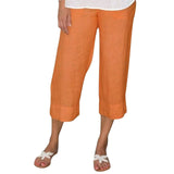 High-Waist Straight-Cut Linen Trouser