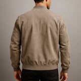 Men's Suede Leather Jacket – Timeless Elegance and Refined Style