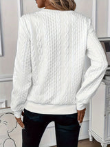 Elegant knitted sweater for autumn