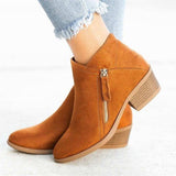 Women's orthopedic leather boots