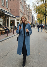Women’s Wool-Blend Oversized Maxi Coat