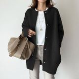 Women's Warm cardigan with elegant details