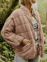 Women's Quilted Jacket | Cotton & Polyester
