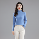 Women’s Turtleneck Knit Sweater Slim Fit Long Sleeve Pullover