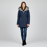 Women’s Long Padded Winter Jacket Hooded Insulated Quilted Coat