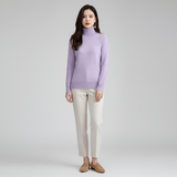 Women’s Turtleneck Knit Sweater Slim Fit Long Sleeve Pullover