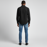 Men’s Cotton Button-Down Shirt Long Sleeve Casual Fit