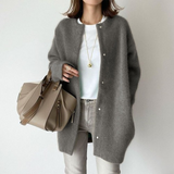 Women's Warm cardigan with elegant details