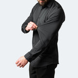 Wrinkle-Free 3D Stretch Overshirt with Micro Air Channels
