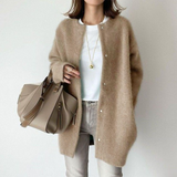 Women's Warm cardigan with elegant details