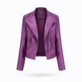 Women's Genuine Lambskin Leather Jacket | Concealed Zipper