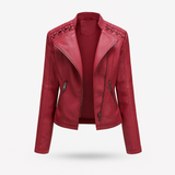 Women's Genuine Lambskin Leather Jacket | Concealed Zipper