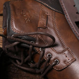 Men's Leather Ankle Boots | Cushioned Insole | Ergonomic Design
