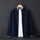 Men's cashmere zip jacket Warm and elegant - Perfect for autumn