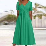 Midi Dress with Tummy Coverage