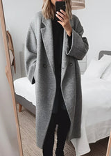Women’s Wool-Blend Oversized Maxi Coat