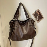 Women's Large Vegan Leather Tote Bag