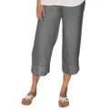 High-Waist Straight-Cut Linen Trouser