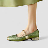 Stylish orthopedic shoes with ergonomic sole and round toe for women, comfortable and versatile for office or everyday wear