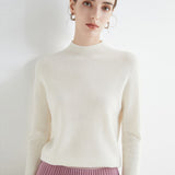 Premium Lightweight Cashmere Sweater for Women - All-Season Pullover