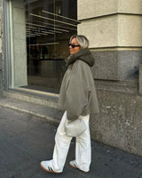 Women's Patchwork Jacket | Oversized Fit
