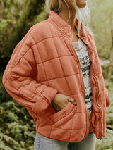 Women's Quilted Jacket | Cotton & Polyester