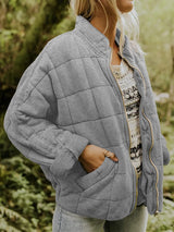 Women's Quilted Jacket | Cotton & Polyester