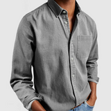 Men's Refined Vintage-Cut 100% Cotton Shirt