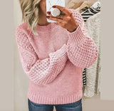 Elegant Stretched Knitted Sweater