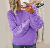 Elegant Stretched Knitted Sweater