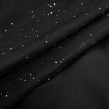 Women's Long-sleeved, wide-leg shimmering knit jumpsuit for autumn
