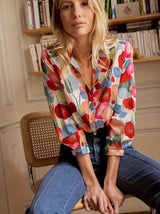 Floral Design Women's Blouse