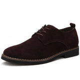 Men's casual suede lace-up oxford shoes | Perfect for everyday wear