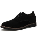 Men's casual suede lace-up oxford shoes | Perfect for everyday wear