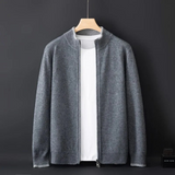 Classic wool cardigan for men